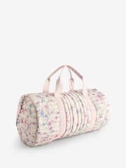 Shabby Chic by Rachel Ashwell® 	Ecru/Pink Garland Heart Print Weekend Bag - Image 5 of 9