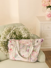 Shabby Chic by Rachel Ashwell® Ecru Patchwork Tote Bag - Image 2 of 2