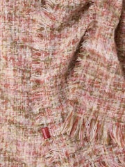 FatFace Jenny Pink Check Scarf - Image 2 of 2