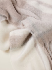FatFace Evie Ivory Check Scarf - Image 2 of 2