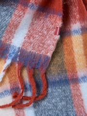 FatFace Susie Multi Check Scarf - Image 2 of 2