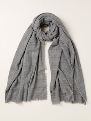 FatFace Black Tweed Scarf - Image 1 of 2