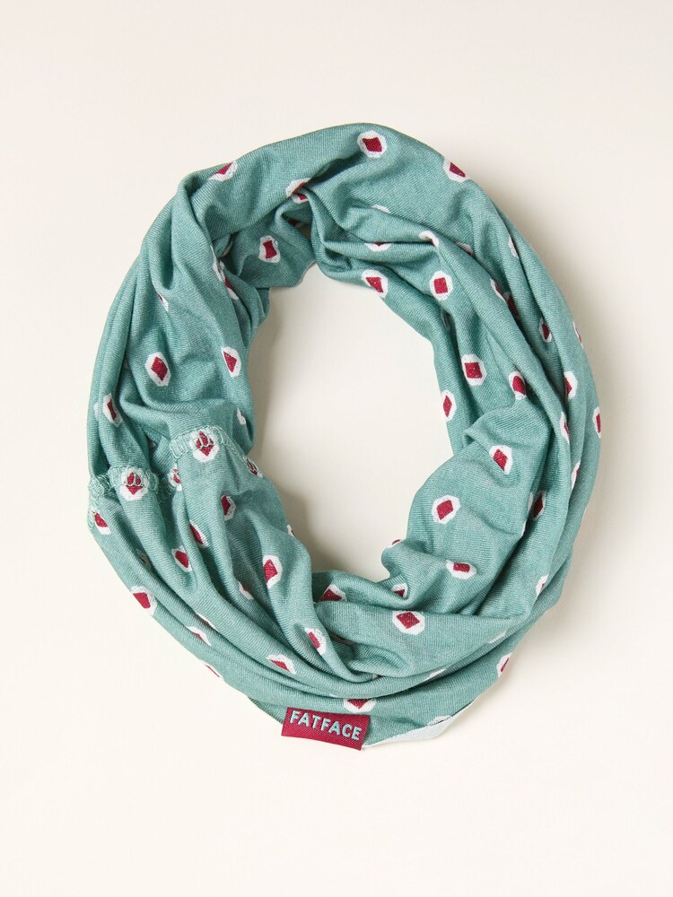 FatFace Blue Spot Print Multi Snood - Image 1 of 2