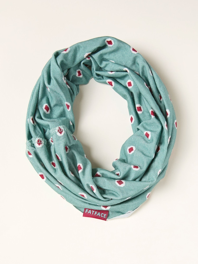 FatFace Blue Spot Print Multi Snood - Image 1 of 2 FatFace Blue Spot Print Multi Snood - Image 1 of 2