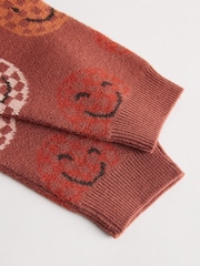 Rust Brown Faces Baby Knitted Top and Leggings Set (0mths-2yrs) - Image 14 of 14
