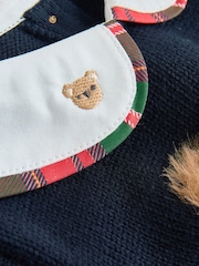 Navy Bear Knitted Jumper and Leggings Baby Set (0mths-3yrs) - Image 13 of 15