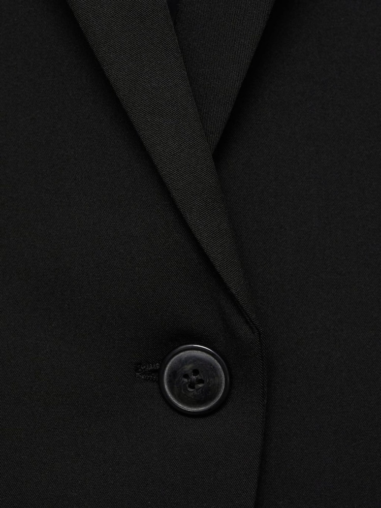 Mango Black Fitted Suit Jacket - Image 6 of 6 Mango Black Fitted Suit Jacket - Image 6 of 6