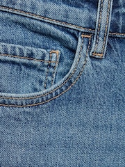 Mango Stone Washed Slim Mom Fit Comfort High Rise Jeans - Image 10 of 11
