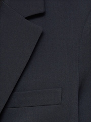 Mango Navy Fitted Suit Jacket - Image 6 of 6