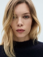 Mango Blue Capitan Stripe Knitted Jumper - Image 4 of 6