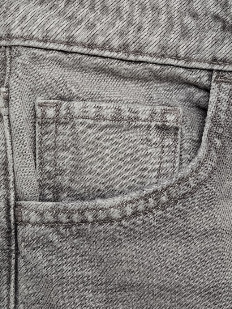 Mango Grey Danila Wide Leg High-Rise Full Length Jeans - Image 8 of 8