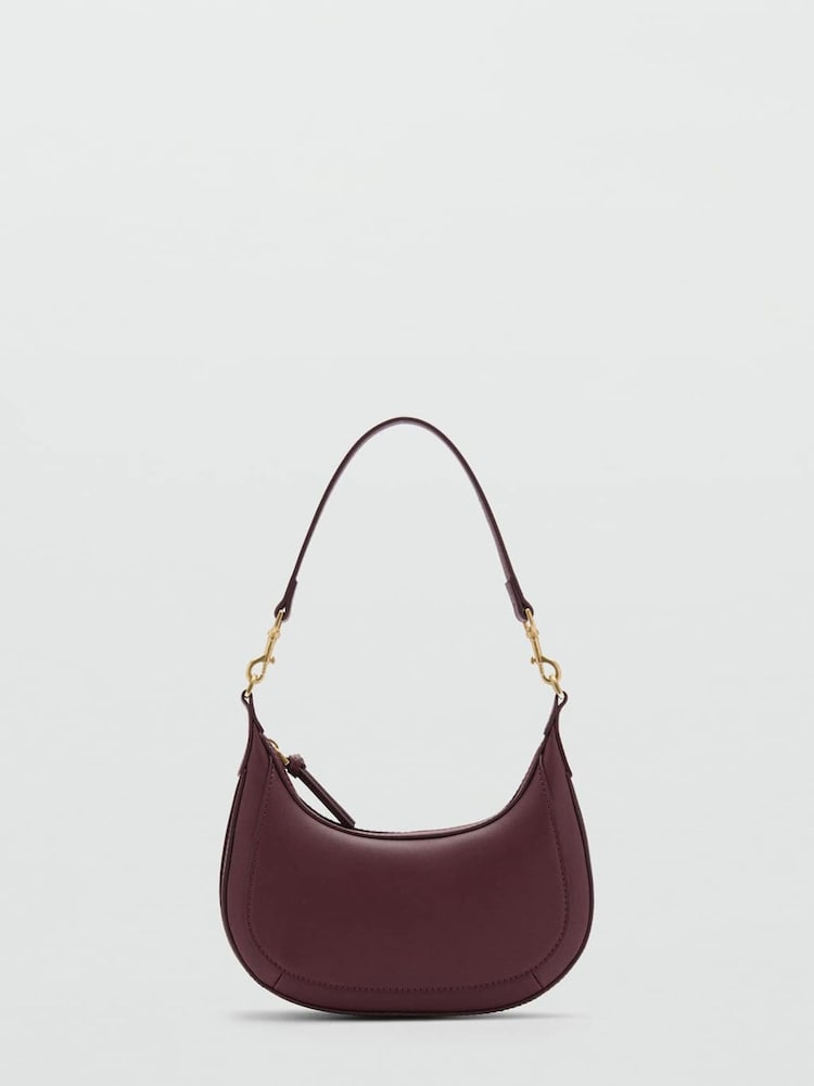 Mango Burgundy Shoulder Bag - Image 2 of 3