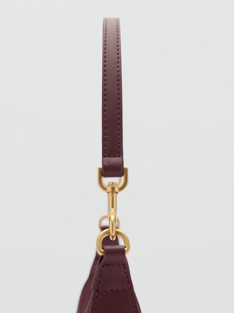 Mango Burgundy Shoulder Bag - Image 3 of 3