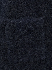 Mango Blue Navy Bouclé Jacket With Jewel Buttons - Image 7 of 7