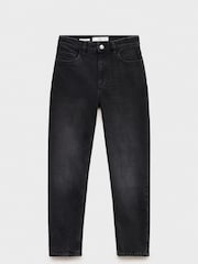 Mango Black Slim Mom Fit Comfort High Rise Jeans - Image 10 of 12