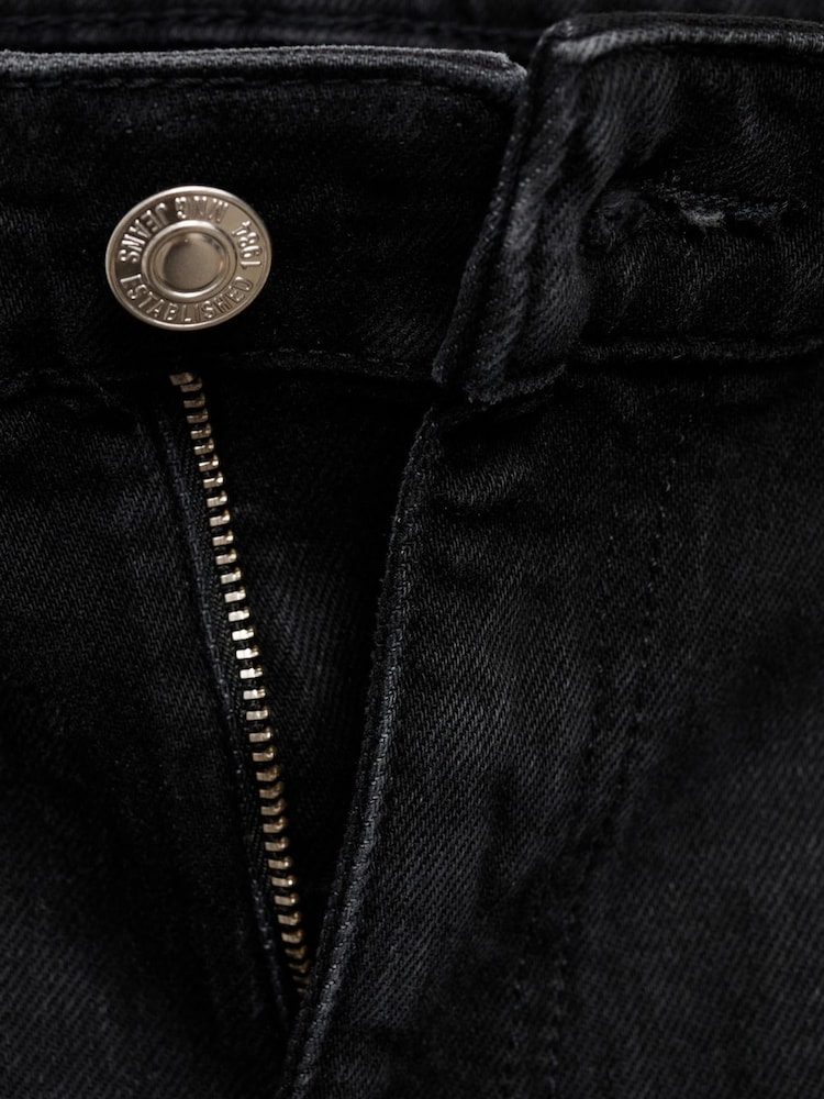 Mango Black Slim Mom Fit Comfort High Rise Jeans - Image 12 of 12