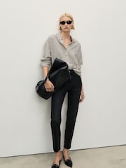 Mango Black Slim Mom Fit Comfort High Rise Jeans - Image 3 of 12