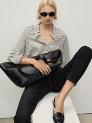 Mango Black Slim Mom Fit Comfort High Rise Jeans - Image 6 of 12