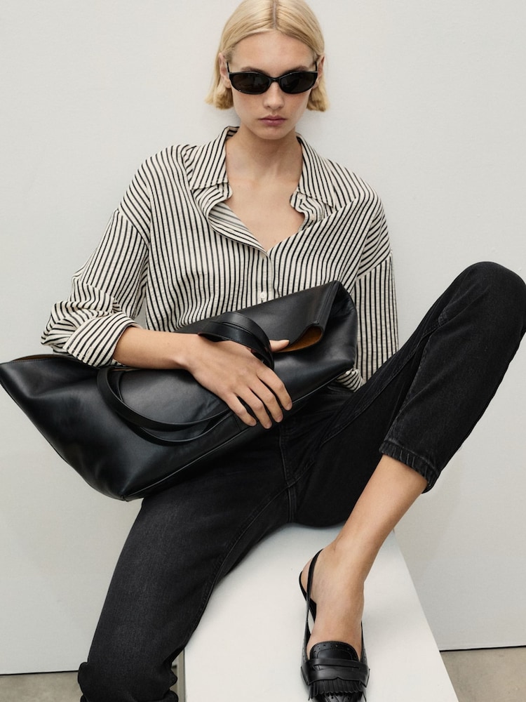 Mango Black Slim Mom Fit Comfort High Rise Jeans - Image 6 of 12