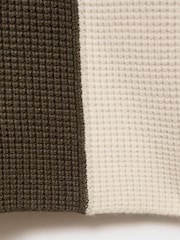 Mango Brown Stripe Knitted Colourblock Jumper - Image 9 of 10