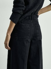 Mango Black Jeans Emma 100% Cotton Jeans - Image 4 of 7