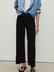 Mango Black Jeans Emma 100% Cotton Jeans - Image 5 of 7