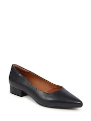 Jones Bootmaker Sunstone Wide Leather Court Shoes - Image 3 of 6