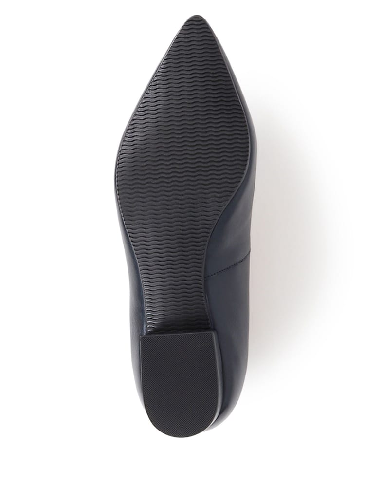 Jones Bootmaker Sunstone Wide Leather Court Shoes - Image 6 of 6