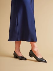 Jones Bootmaker Sunstone Leather Court Shoes - Image 1 of 6
