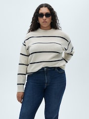 Mango Blue Slim Mom Fit Comfort High Rise Jeans - Image 8 of 11