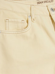 River Island Buttermilk Yellow Petite Seamed Barrel Jeans - Image 6 of 6