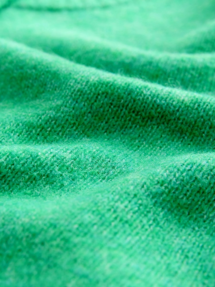 Bright Green Fruit Buttons Crew Neck Knitted Cardigan - Image 7 of 7