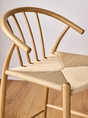 Jasper Conran London Oak Bray Bar Stool - Image 4 of 8