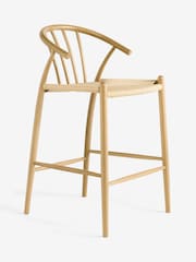 Jasper Conran London Oak Bray Bar Stool - Image 6 of 8