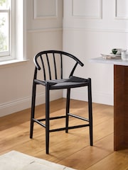Jasper Conran London Black Bray Bar Stool - Image 1 of 8