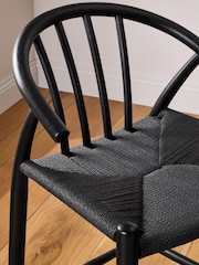 Jasper Conran London Black Bray Bar Stool - Image 3 of 8