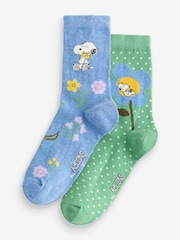 FatFace Multi Colour 2 Pairs of Snoopy Socks - Image 1 of 3