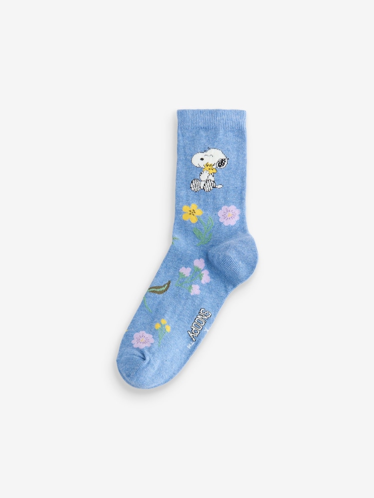 FatFace Multi Colour 2 Pairs of Snoopy Socks - Image 2 of 3 FatFace Multi Colour 2 Pairs of Snoopy Socks - Image 2 of 3