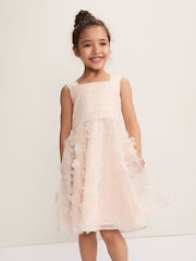 Phase Eight Pink Delilah Textured Floral Dress - Image 3 of 7