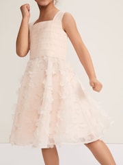 Phase Eight Pink Delilah Textured Floral Dress - Image 5 of 7