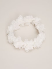Phase Eight White Petal Headband - Image 2 of 3