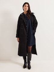Azul - Phase Eight Candice Denim Scallop 100% Cotton Dress - Imagen 7 de 7