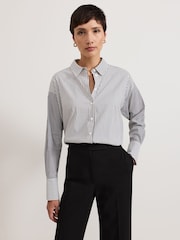 Phase Eight Natural Mixed Stripe Shirt - Image 1 of 5