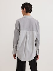 Phase Eight Natural Mixed Stripe Shirt - Image 4 of 5