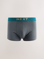 Grey Bright Waistbands 10 pack Cotton Rich Blend Hipsters Boxers - Image 10 of 14
