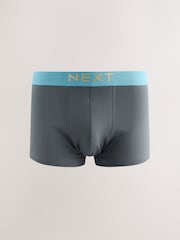 Grey Bright Waistbands 10 pack Cotton Rich Blend Hipsters Boxers - Image 11 of 14