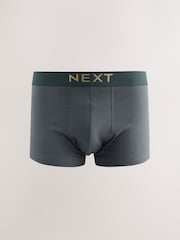 Grey Bright Waistbands 10 pack Cotton Rich Blend Hipsters Boxers - Image 4 of 14