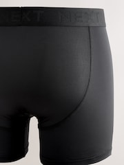 Black Motionflex 5 Pack A-Front Cotton Rich Boxers - Image 7 of 9