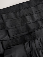 Black Motionflex 5 Pack A-Front Cotton Rich Boxers - Image 8 of 9