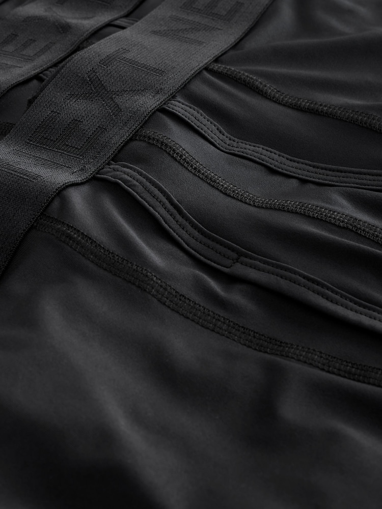 Black Motionflex 5 Pack A-Front Cotton Rich Boxers - Image 9 of 9